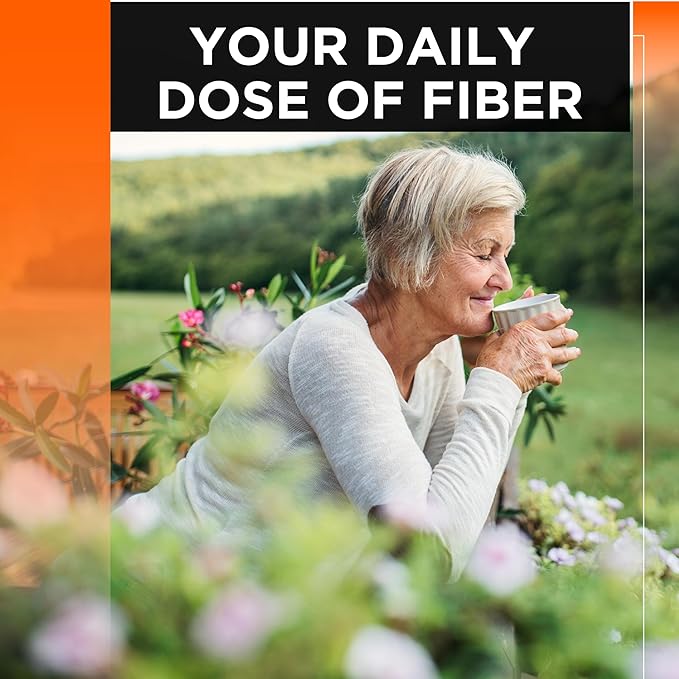 Quality Choice Psyllium Fiber Powder Sugar Free Orange Flavor Formula 114 Doses for Daily Digestive System Support. Promotes Regularity with Gentle Soluble Fiber in Convenient Powder Formula