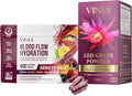 VINIA Piceid Resveratrol Capsules &amp Electrolyte Hydration Sampler Pack | Boost Blood Flow &amp Circulation | Red Grape Polyphenols | Non-GMO 60 Caps + 30 Sticks