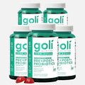 Goli Zero Sugar Pre Pro Postbiotic Gummies 60 Count Each (5 Pack 300 Total) - Worlds First 3-in-1 with DE111 XOS MCC1849 - No Sugar Alcohols - Vegan Keto-Friendly Non-GMO