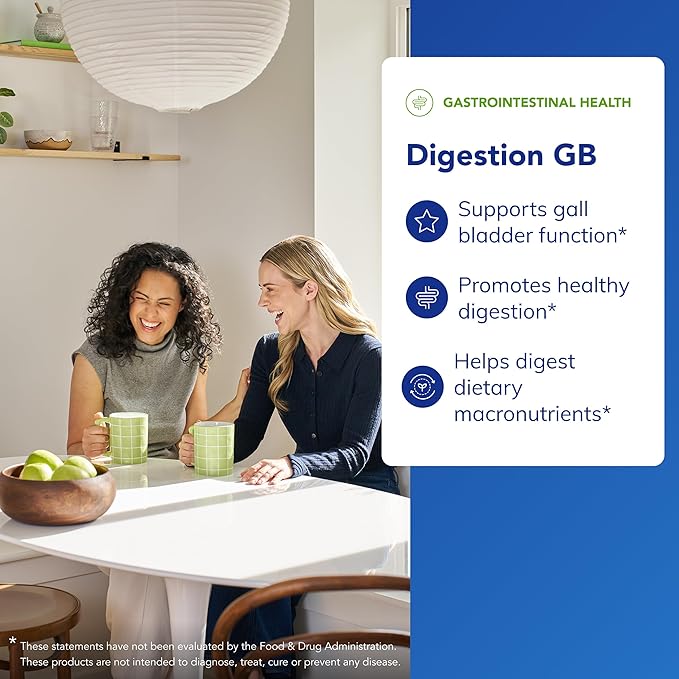 Pure Encapsulations Digestion GB - Digestive Enzyme Supplement - for Gallbladder Support &amp Gut Health* - with Bile Salts &amp Digestive Enzymes Blend - Gluten Free &amp Non-GMO - 90 Capsules