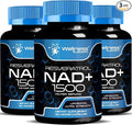 WELLNESS LABSRX Liposomal NAD Supplement 1500mg - USA Made NAD Resveratrol Supplement for Women and Men NAD+ Support Cellular Health Energy &amp Anti Aging - 3 Pack