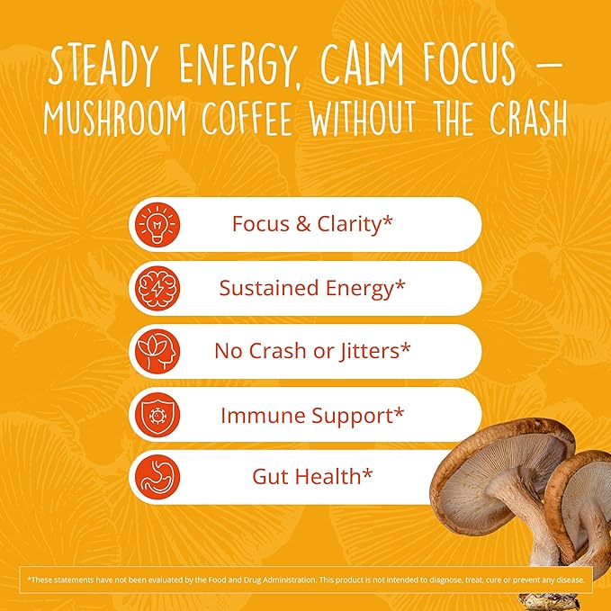 Happy Healthy Hippie Fungi Fuel Mushroom Coffee &amp Vaginal Probiotics for Women