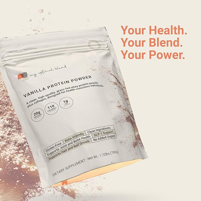 Vanilla Protein Powder 100% Organic Natural Vanilla Flavor