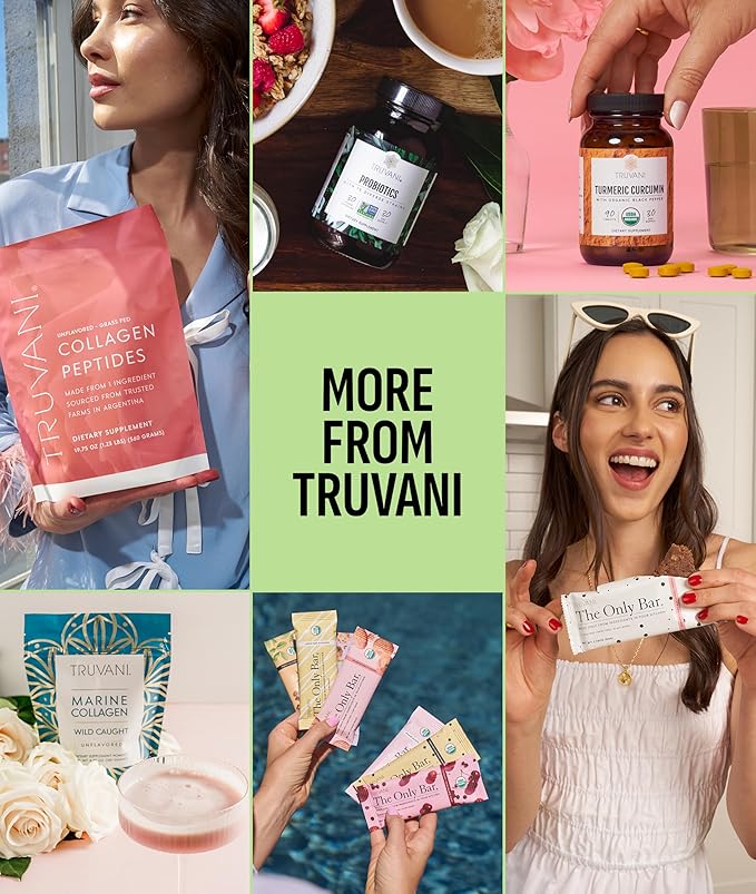 Truvani Vegan Pea Protein Powder | Matcha | 20g Organic Plant Based Protein | 20 Servings | Keto | Gluten &amp Dairy Free | Low Carb | No Added Sugar