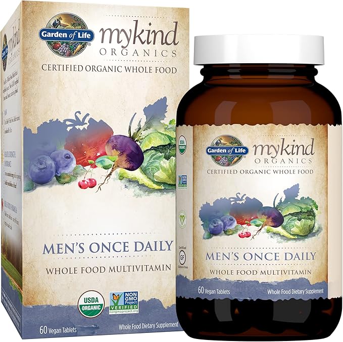 Garden of Life Multivitamin for Men Vegan 60 Count &amp Probiotics for Men 30 Capsules &amp Probiotics for Women &amp Prebiotics
