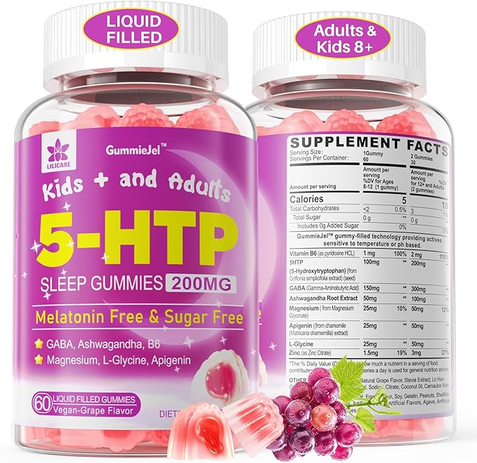 Vegan Omega 3 Gummies &amp 5HTP Gummies