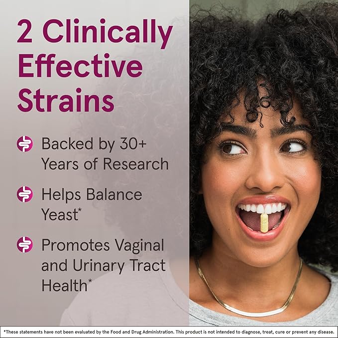 Jarrow Formulas Fem-Dophilus Probiotics 1 Billion CFU with 2 Science-Backed Strains Dietary Suppl for Vaginal and Urinary Tract Supp60 Veggie CapsUp to a 60 Day Supply Shelf-Stable12 Packs