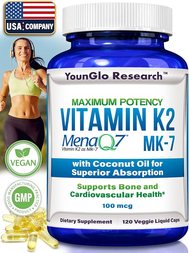 Vitamin D3 4000 IU &amp Vitamin K2 MK7 100 mcg Supplements
