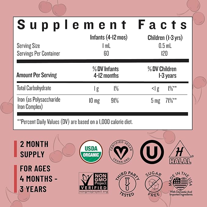 Legendairy Milk Baby Vitamin D3 K2 and Iron Drops Bundle Age 4 Months+