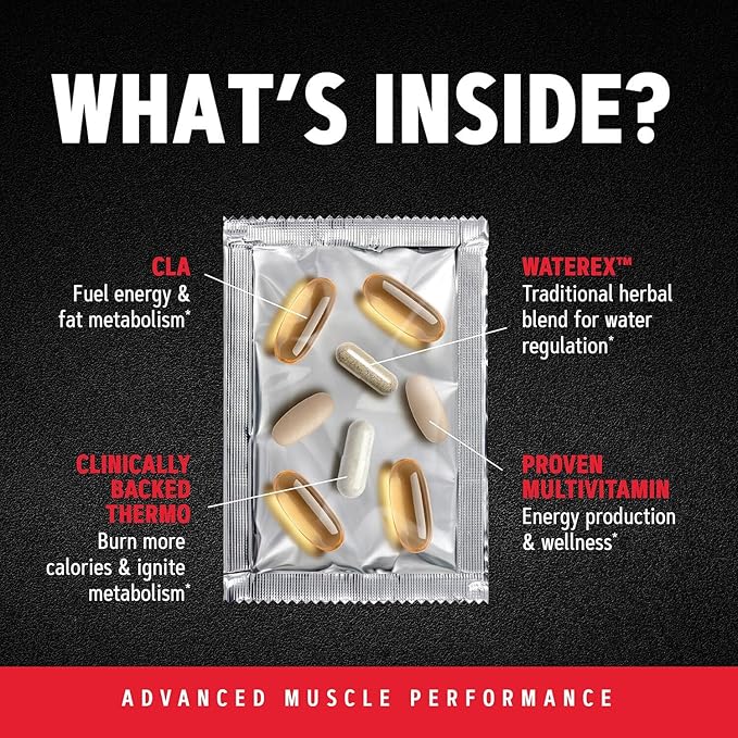 GNC AMP Ripped Vitapak - Clinically Proven Weight Loss Support* - Slimvance 900mg Daily - Cutting Program - 1 Month Supply