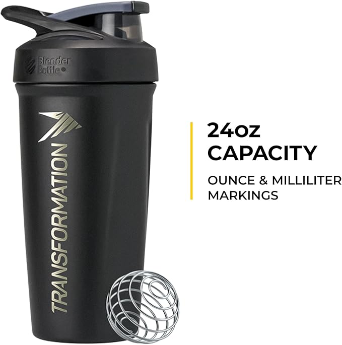 Transformation Vanilla &amp Chocolate Protein Powder | Super Greens Superfood Green Juice Powder | Grass-Fed Hydrolyzed Collagen Peptides Powder | Transformation Performance Shaker BlenderBottle