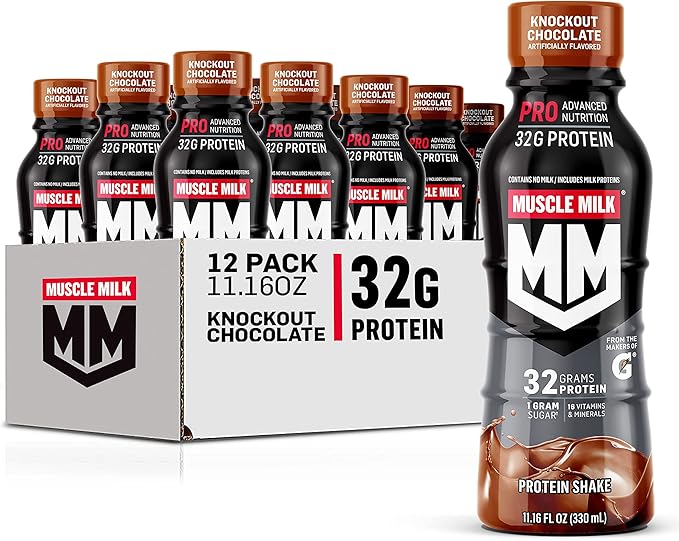 Muscle Milk Zero Protein Shake &amp Pro Advanced Nutrition Protein Shake