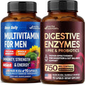 NUTRAHARMONY Multivitamins for Men &amp Digestive Enzymes Capsules