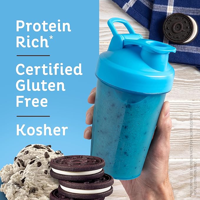 Quest Nutrition Cookies &amp Cream Protein Powder 20g Protein 1g Sugar Low Carb Gluten Free 1.6 Pound 24 Servings