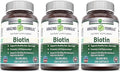 Amazing Nutrition Biotin 10000 Mcg Dietary Supplement 200 Capsules (200 Capsules (Pack of 3))
