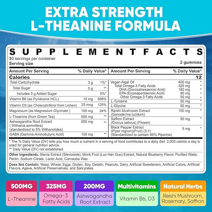 L-Theanine Gummies &amp Mens Multivitamins Gummies
