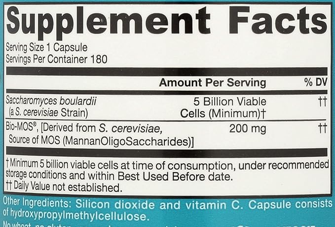 Jarrow Formulas Jarro-Dophilus EPS Probiotics 10 Billion CFU Saccharomyces Boulardii Probiotics + MOS 5 Billion CFU Probiotic Yeast