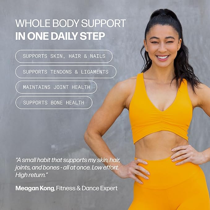Sparkle Wellness Advanced 4 in 1 Boost | Clinically Tested Multi Collagen Powder with VERISOL FORTIBONE FORTIGEL TENDORFORTE | Acai Lemonade