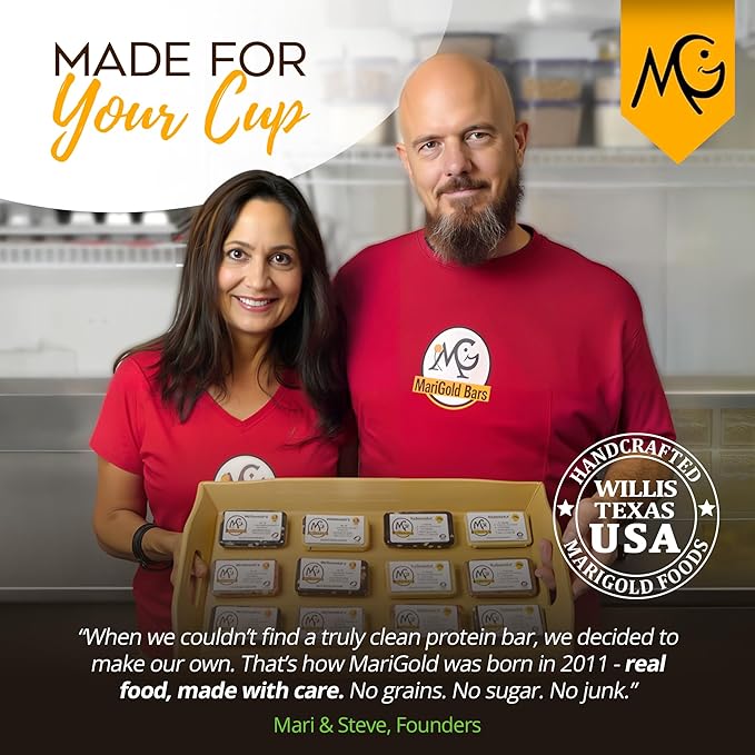 MariGold High Protein Coffee - Iced Café Mocha 20g Grass Fed Whey Protein Isolate Energy &amp Workout Boost 2 Shots Organic Espresso Non-GMO 2 Net Carb 1 Lb Bag 15 Servings
