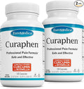 EuroMedica Curaphen - Curcumin Supplement for Circulation &amp Endorphin Support - Support for Occasional Discomfort - Aids Healthy Muscles - 120 Capsules 2 Pack (240 Capsules)
