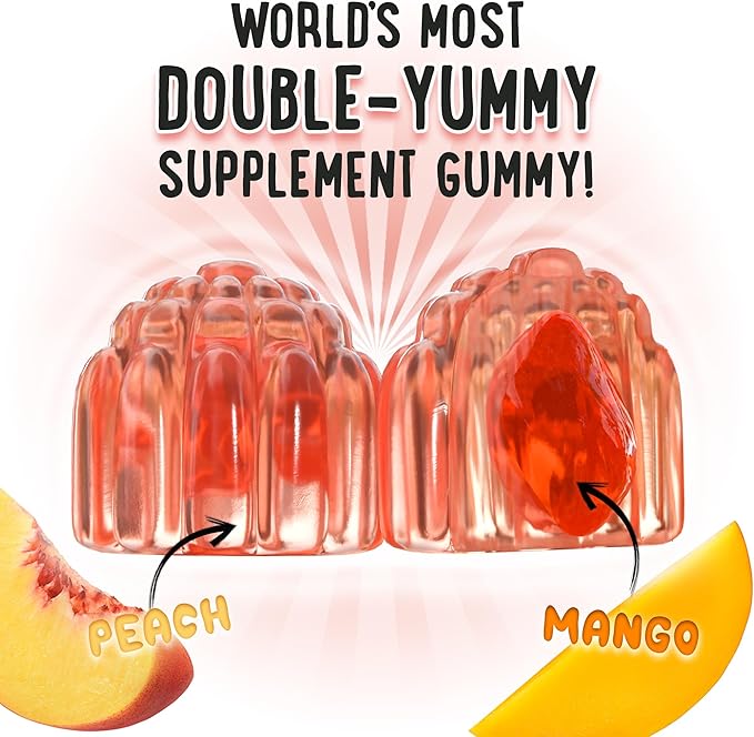 D3K2 Gummies Variety Pack – 3 Bottles (60 Each) – Strawberry Banana Apple Kiwi &amp Peach Mango
