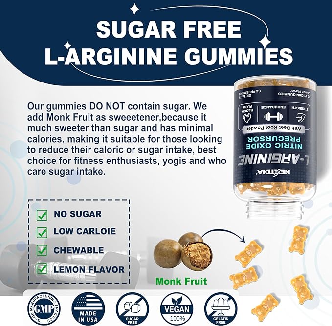 Vitamin D3 K2 + L Arginine Gummies