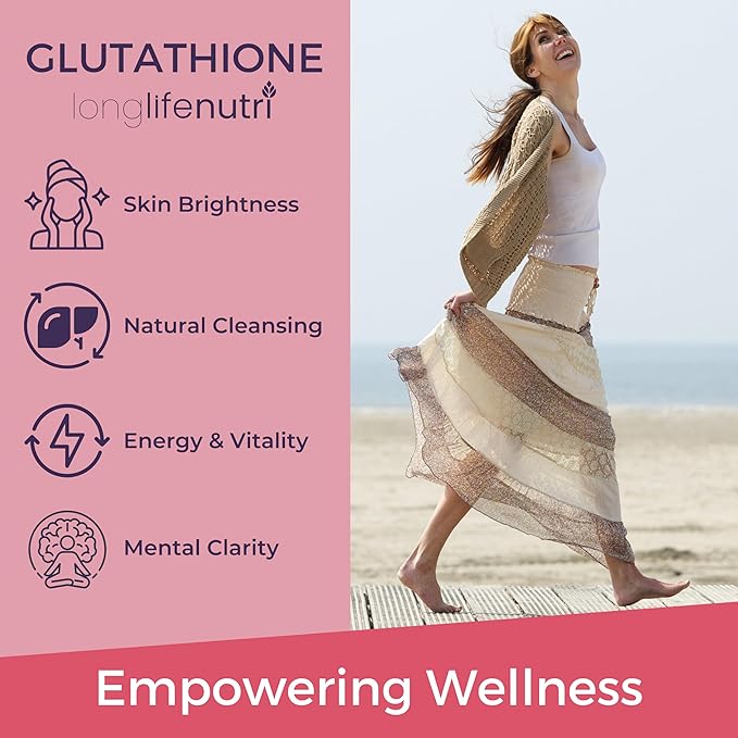 Reduced Glutathione 500mg – with White Milk Thistle and Alpha Lipoic Acid 180 Vegetarian Capsules Natural Antioxidant 3-Month Supply GMP Certified Made in USA