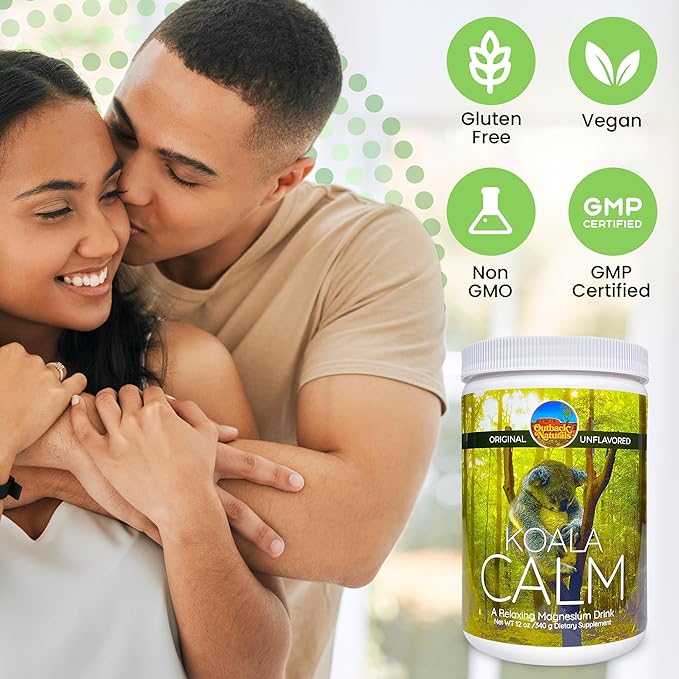 Calm Magnesium Powder - 400mg Pure Magnesium Citrate Drink Mix for Relaxation Sleep Support &amp Muscle Relief Unflavored