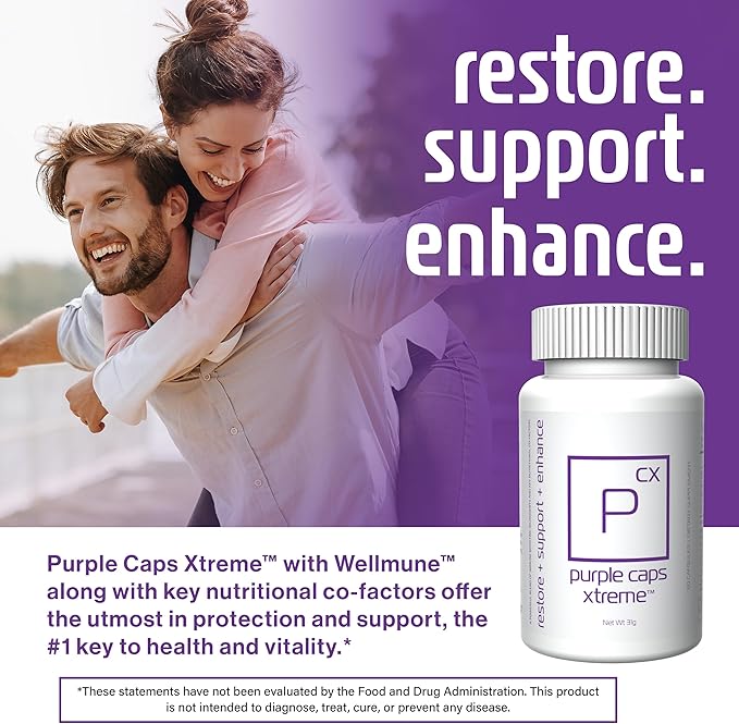 Global Purple Caps Xtreme - Supplement with Vitamins and Minerals by Rotkin Wellness - 60 Capsules