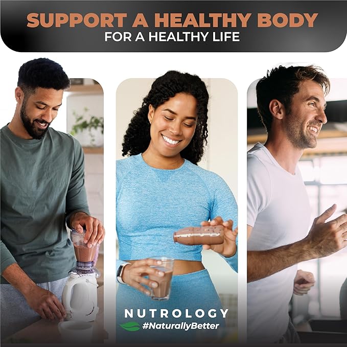 Nutrology TRIPACT Vegan Protein Powder - Organic Pea Rice &amp Pumpkin Protein BCAAs &amp Glutamine Plant-Based Meal Replacement Shakes for Muscle Recovery &amp Immunity Chocolate Peanut Butter