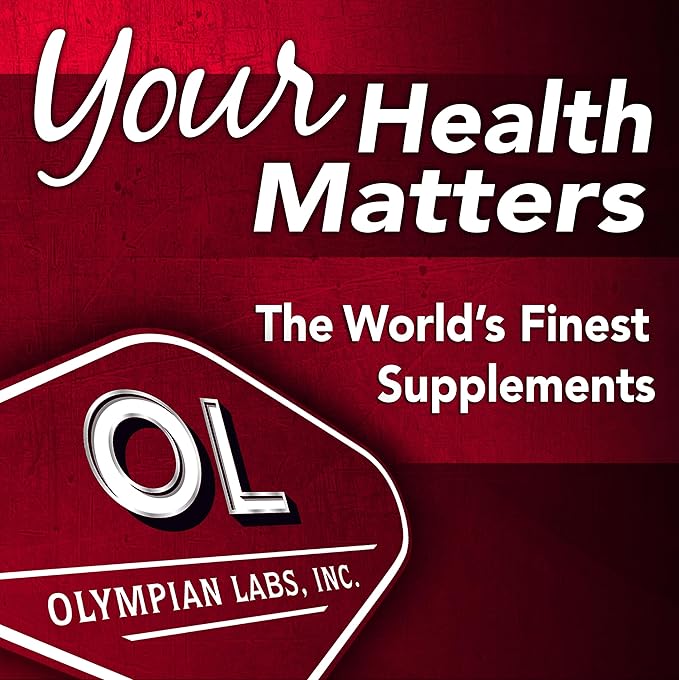 Olympian Labs Grape Seed Extract Capsules - 200 mg - 100 Vegetable Capsules Supporting Heart Health Antioxidant Protection.