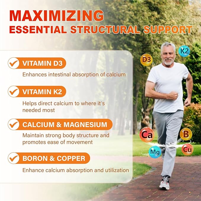 Calcium 1200 mg with Vitamin D3 Gummies for Adults - Calcium Citrate with Vitamin D3 K2 Magnesium Zinc Boron Copper and Ashwagandha - Extra Absorption Calcium Supplement for Women Men