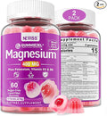 Sugar-Free Magnesium Gummies 400mg | 5-in-1 Complex Magnesium: Glycinate Citrate Malate Chloride &amp Taurate | with Ashwagandha Vitamin D3 &amp Zinc | Calm Mood &amp Energy Support | Vegan 2