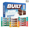 Built Bar Puff Protein Bars Variety Pack Collagen On-the-go Snacks Breakfast Bar Mixed Sampler 12 Pack