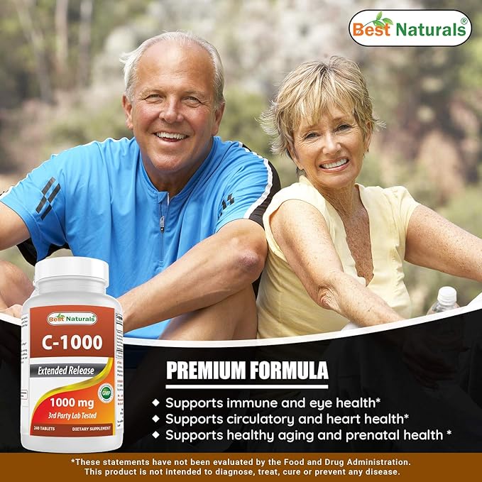 Best Naturals Vitamin K2 (MK7) with D3 &amp Vitamin C 1000 mg