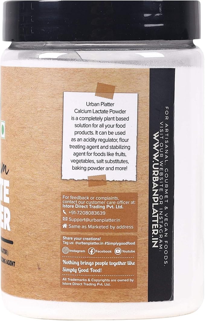 Calcium Lactate Powder 300 Gm (10.58 OZ) [Source of Calcium Spherification Bone Health]