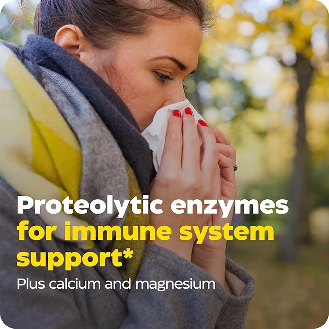 Enzymedica Immune Defense Regular Strength Proteolytic Enzymes for Immune Support 180 Count