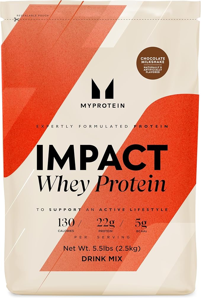 Myprotein Impact Whey Protein Powder Chocolate Smooth 5.5lb + Creatine Monohydrate Powder 0.5lb | High Protein Muscle Support Bundle | Recovery &amp Performance Stack