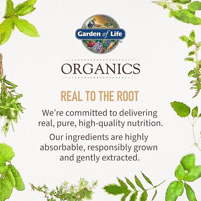 Garden of Life Organics Vitamins for Women 40+ - 60 Tablets Womens Multi 40+ Vegan Vitamins for Women Over 40 Hormone &amp Breast Health Support Blend Whole Food Womens Multivitamin