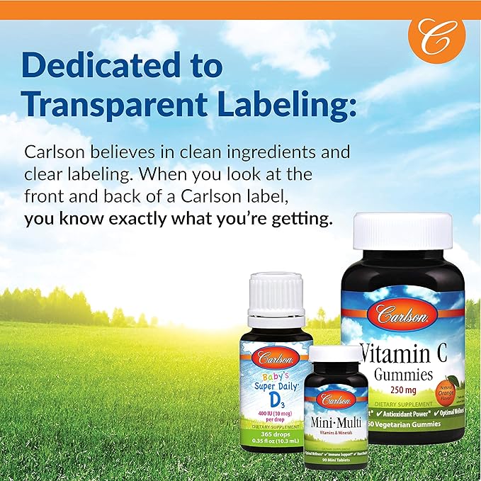 Carlson - Vitamin K2 MK-7 (Menaquinone) 90 mcg Bone Support Calcium Bioavailability K2 Vitamin Vitamin K-2 120 Softgels