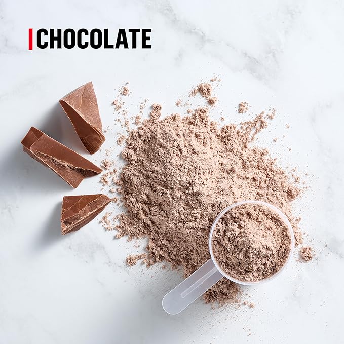 Muscle Milk Genuine Protein Powder Chocolate 4.94 Pound 32 Servings 32g Protein 2g Sugar Calcium Vitamins A C &amp D NSF Certified for Sport Energizing Snack Packaging May Vary