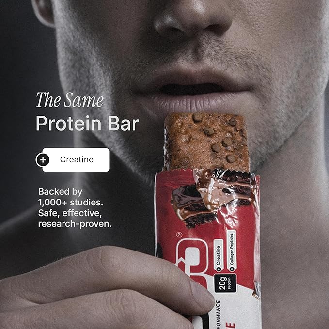 ProGo Protein Bars – Brain + Body Fuel with 20g Clean Protein Creatine &amp Collagen Peptides Made with 95% Pure Isolate Grass-Fed Beef Tallow No Fillers Naturally Sweetened with Honey Gluten-F