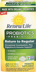 RENEW LIFE Return to Regular Probiotic 60 CT