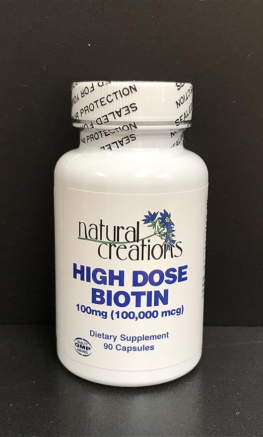 High Dose Biotin Bundle - 4 Bottles of 90 Capsules Each