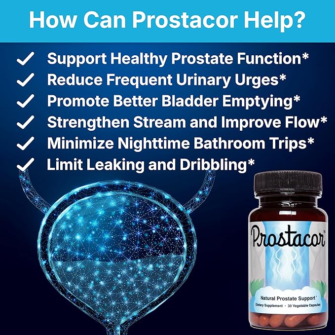 Natural Prostate Support Supplement - Non-GMO Vegan Gluten-Free