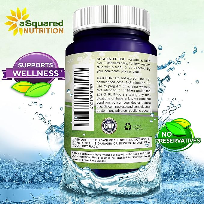 100% Natural Resveratrol - 1000mg Per Serving Max Strength (180 Capsules) Antioxidant Supplement Trans-Resveratrol Pills for Heart Health &amp Pure Polyphenols