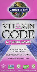 Garden Of Life Vitamin Code 50 Wiser Womens Multi 120 Veg Capsules