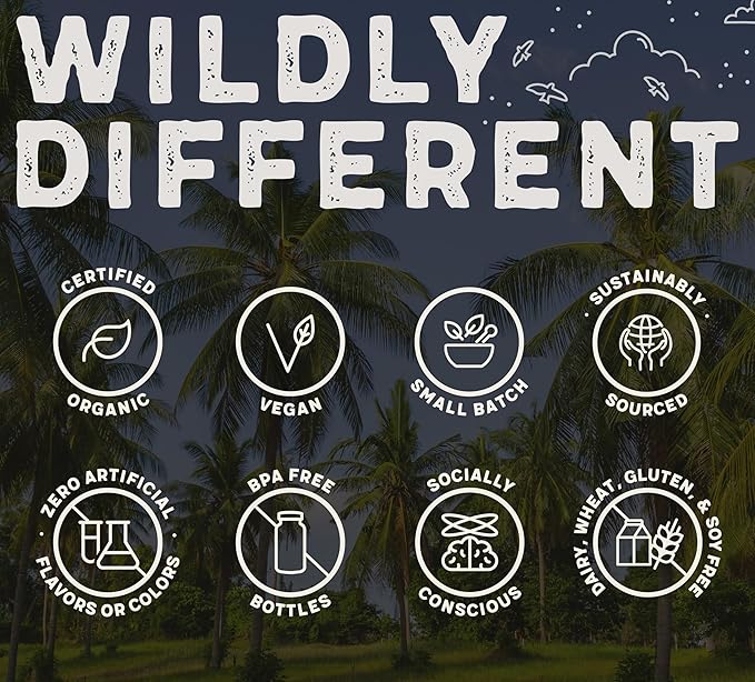 Wild Foods Activated Charcoal Capsules | 100% Organic Coconut Shells Active Tablets for Bloating Relief | Lab Tested &amp Non-GMO Detox Pills | USA (Two Bottles - 120 Capsules)