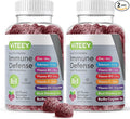 Viteey Multivitamin Gummies 8 in 1 Immune Support Supplement with Probiotics - Immune Boosters for Adults &amp Teens - Vegetarian Gelatin Free GMO Free - Chewable Berry Flavored Pectin Immune Defen