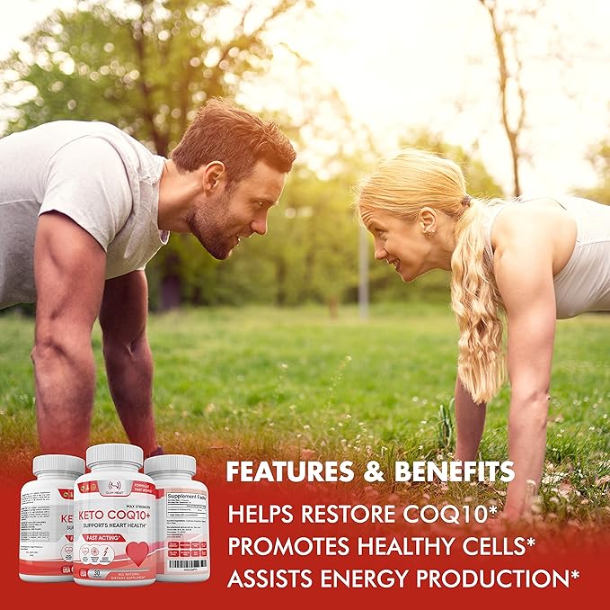 CoQ10 200mg - Fast Absorption Formula for Women and Men - Supports Healthy Heart - All Natural Coenzyme Q10 Supplement - Non GMO Made in USA - 30 Day Supply